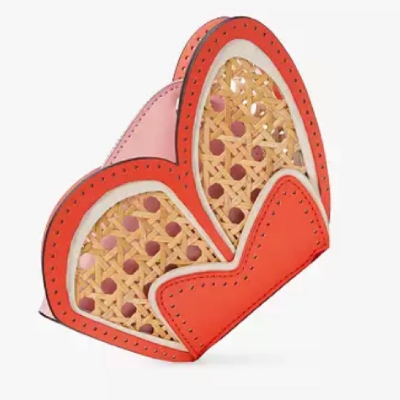 Kate Spade NWT Wing It Wicker Butterfly Coin Purse on a Chain - Picture 7 of 11